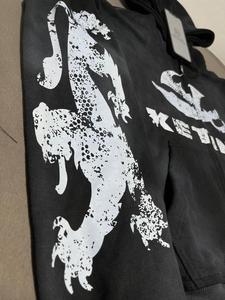 เสื้อฮู้ดดี้โอเวอร์ไซส์ผ้าเฟรนช์เทอร์รี่ 100% ผ้าฝ้าย สำหรับฤดูหนาว แบบซิป มีลายพิมพ์ดิจิทัล ดีไซน์วินเทจซันเฟด สำหรับผู้ชาย - Product Image 3