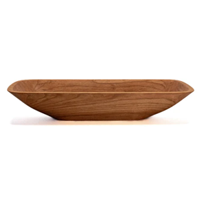 Ensemble de bols de service en bois d'acacia de haute qualité Bol en bois rectangulaire pour la cuisine du Vietnam Ustensiles de cuisine en gros, y compris une assiette - Product Image 1