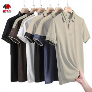 Polos personnalisés pour hommes avec logo personnalisé, tissu respirant, conception ODM OEM - Product Image 1