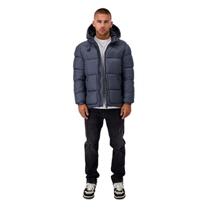 Veste d'hiver matelassée pour homme sur mesure, en tissu toile, chauffante et imperméable pour les activités de plein air - Product Image 5