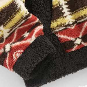 Casual Winter Warm <b>Sherpa</b> Lined Hooded Sweatshirt Pullover Women <b>Men's</b> Sweaters Crewneck Blank LOGO Custom Fleece <b>Hoodies</b> Zip up - Product Image 3