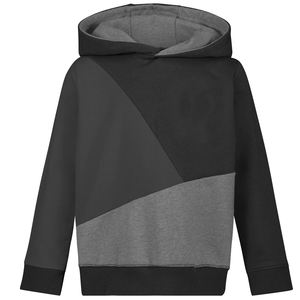 Sweat-shirt à capuche Hip Hop décontracté d'automne en molleton lourd tendance avec motif imprimé Conception d'épaule tombante et logo avant - Product Image 4