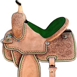 Sillines de carreras de inglés occidental de cuero genuino de alta calidad, diseño de equitación a mano duradero, sintético recién llegado - Product Image 1