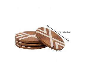 Elegant Resin & Wood Handmade <b>Coaster</b> Set Premium <b>Drink</b> <b>Coasters</b> for Dining & Kitchen Home Decor - Product Image 5