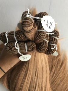 Top vente 20 pouces #12 faisceaux de couleur droite cuticule aligné indien donneur unique trame humaine Double Machine traitée brute - Product Image 5
