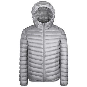 Veste matelassée sur mesure pour homme avec capuche, manteaux noirs pour homme, imperméables, de haute qualité, streetwear, doudoune, stock - Product Image 2