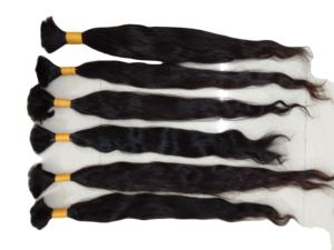 Venta al por mayor sin procesar natural recto indio Remy extensiones de cabello de un solo donante cutícula alineados cabello virgen paquetes de cabello crudo - Product Image 2