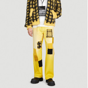 Pantalones Deportivos Holgados Unisex con Cordón, Estilo Urbano, Pantalones de Chándal de Mohair para Hombre, Pantalones Anchos de Mohair con Corte Acampanado - Product Image 2