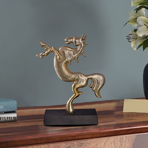 Statue et sculpture de fleurs en métal design vintage pour décorations pour la maison ornements de sculpture de bureau d'art et de bureau - Product Image 6