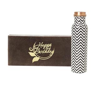 Pure Copper Bottle with <b>Gift</b> Box | <b>Travel</b> Friendly | Natural Immunity Booster Promotional <b>Gift</b> Business <b>Gift</b> Copper Bottle <b>Sets</b> - Product Image 3