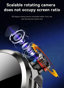 4G SMARTWATCH 1.95 AMOLED <b>Phone</b> Rotating Camera 8+128GB,Android,GPS,NFC,1100mAh - Product Image 2