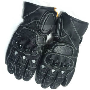 Guantes de moto hechos de cuero de alta calidad Guantes de moto de seguridad para carreras con pantalla táctil - Product Image 3