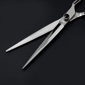 Mirror Finish Pet <b>Hair</b> <b>Scissor</b> Straight Sharp Blades Made Stainless Steel Adjustable Screw Pet <b>Hair</b> Grooming <b>Scissors</b> - Product Image 6