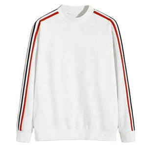 Sudadera de cuello redondo de forro polar lisa al por mayor para hombre, personalizable, de poliéster/algodón, transpirable, ecológica, ideal para sublimación. - Product Image 4