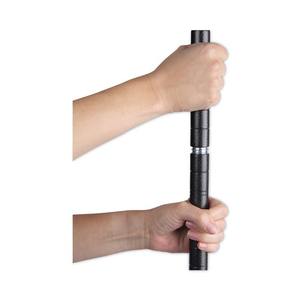 Alera BA Plus 72 Pulgadas X 24 pulgadas X 72 Pulgadas Kit de Estanterías Metálicas de 4 Niveles, Tipo Vertical, Negro Antracita Plus, 72 Pulgadas X 24 pulgadas X 72 Pulgadas - Product Image 3