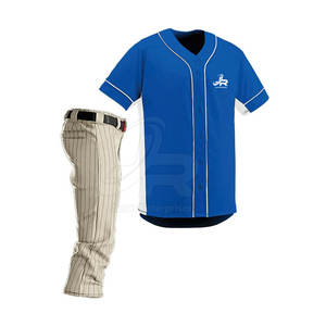 Uniforme de baseball surdimensionné à prix avantageux, vente directe d'usine, uniforme de baseball très vendu pour hommes - Product Image 1