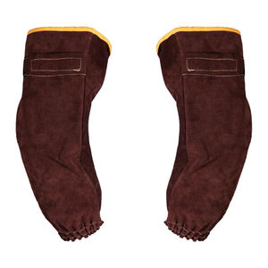 Premium Quality Heat Resistant Welding Work <b>Sleeves</b> Kevlar Stitching Cowhide Leather Working <b>Sleeve</b> For <b>Arm</b> <b>Protection</b> For Men - Product Image 1