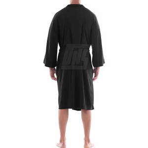 Men Bathrobes Organic Cotton Eco Friendly Hotel <b>Spa</b> <b>Robe</b> Custom Logo Bulk Manufacturer Men Bathrobes - Product Image 4