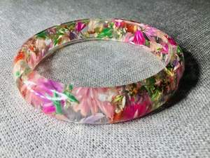 ยกระดับเครื่องประดับที่ดีสร้อยข้อมือและกำไลข้อมือโซ่ดีและเชื่อมโยงกำไลข้อมืออะคริลิคดอกไม้กำไลข้อมือเครื่องประดับสำหรับ - Product Image 2