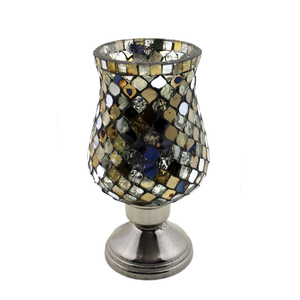 Modern Decorative Aluminum & Glass Hurricanes Holder Nickel Finished Standard Size Home & Wedding Decor Wholesale in Bulk - Product Image 5