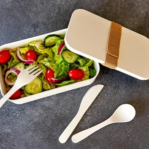 Contenitore per Pranzo Usa e Getta Nape in PLA Ecologico, Gadget Pratico e Sostenibile per i Tuoi Pasti in Movimento - Product Image 2