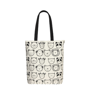 Sac de shopping pour femmes en coton biologique 100% tissé avec poignée papillon, certifié GOTS, logo personnalisé, modèle tendance, avec sangle en corde - Product Image 5