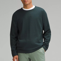 Pull léger pour homme 100 % coton, design élégant et décontracté, bouton unique, confortable et chaud pour l'hiver