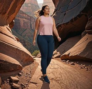 Legging de gimnasio para mujer de algodón 100% de calidad superior, tallas personalizadas, ropa deportiva informal transpirable para invierno, fabricado en Pakistán - Product Image 1