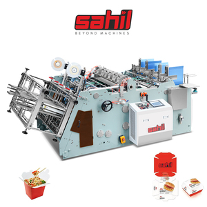 Caja de comida rápida para llevar de la mejor calidad Máquina automática para hacer cajas de alimentos de papel de velocidad completa - Product Image 5