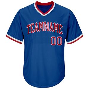 Ensemble de maillots de baseball rouge et blanc pour femmes, sublimation numérique sur toute la surface, chemises de baseball personnalisées, boutons, surdimensionné - Product Image 6