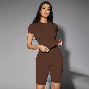 Crop Tops y pantalones cortos de leopardo Casual Streetwear Moda Sexy Conjunto de 2 piezas Mujer Dama - Product Image 3