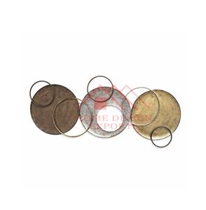 Decoración de Pared de Metal con Anillo Abstracto para el Hogar, Hoteles y Restaurantes, Decoración de Pared para Bodas, Arte de Pared Moderno, Escultura Moderna para Colgar en la Pared - Product Image 1