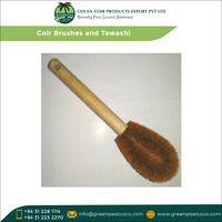 Qualité assurée Top Most Selling Eco-friendly 100% Natural Coir Brushes and Tawashi for Household & Garden Cleaning Usage