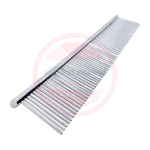 <b>Hot</b> Selling Customized Logo Stainless Steel Teeth Pet Grooming <b>Comb</b> / Custom Design Pet Grooming <b>Comb</b> - Product Image 5