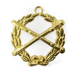 Médaillon Officier Fraternel Regalia Or Maçonnique Bijou - Product Image 6