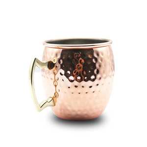Nouveau Design Moscou Mule Tasses Noir Moscou Mule en Cuivre Tasse avec Haute Qualité Minimaliste Pur Cuivre Sans Plomb Gobelet - Product Image 1