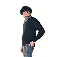 Suéter de Moda Otoño Invierno para Hombre, Estilo Casual Vintage, Lana/Nailon, Cuello Redondo, Transpirable, de Secado Rápido