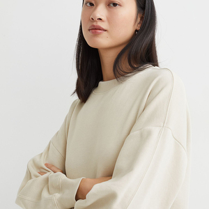 Sudadera de algodón 100% para mujer con diseño lavado con ácido, logotipo de letra, forro polar cálido con capucha para otoño e invierno, Technics estampados - Product Image 3