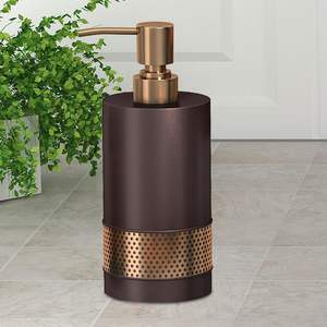 Distributeur de savon en métal compact pour les petits espaces de salle de bain et de cuisine, offrant une conception efficace en termes d'espace - Product Image 5