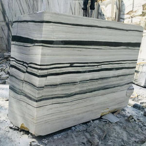 Panda White Marble Block Indian Natural Stone Cut to Size Tile for Countertops Bar Tops Flooring and Big Slabs - Product Image 2