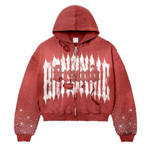 Sweat à capuche pour homme, style luxueux, vêtements d'extérieur, design basique, manches longues, coton mélangé, sweat à capuche pour temps frais pour homme - Product Image 2