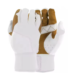 Venta caliente de diseño personalizado de cuero impermeable antideslizante ajustable guantes de bateo de béisbol resistente al desgaste suave Unisex - Product Image 1