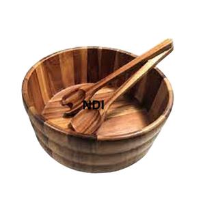 Cuenco para mezclar ensaladas de frutas y verduras, producto de alta venta, cuenco para servir frutas de calidad superior, uso de Catering, cuenco rústico para frutas - Product Image 4