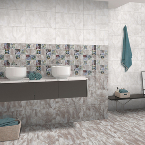 Carrelage grand format 600x1200 en porcelaine émaillée à motif sculpté luxueux pour revêtement mural extérieur et immobilier commercial - Product Image 2