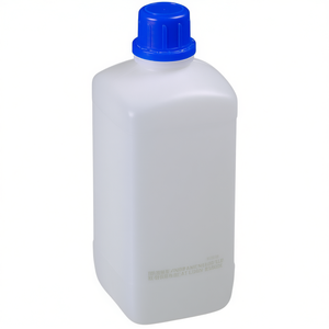 ขวดพลาสติกทรงสี่เหลี่ยมสำหรับห้องปฏิบัติการของบริษัทเบิร์กเล จำกัด พร้อมด้ามจับตามหลักสรีรศาสตร์และดีไซน์คอขวดแคบเพื่อการใช้งานที่ง่ายดาย - Product Image 3