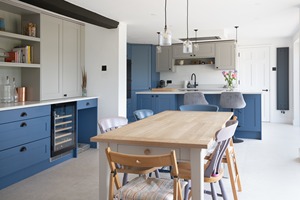 Contemporary Twist <span class=keywords><strong>Windsor</strong></span> Blue and Grey Shaker Crea gabinetes clásicos con acabado de muebles de cocina - Product Image 6