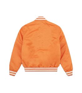 Vente en gros de vêtements de sport décontractés respirants veste en satin avec logo personnalisé 100% veste universitaire en satin Letterman boutonnée en polyester - Product Image 2