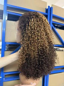 Letsfly Promotion à 80 $ Perruques en dentelle frontale complète 13x4 20 pouces 250g Pixie bouclée 100% cheveux humains 10A Vente en gros d'usine Vente chaude - Product Image 3