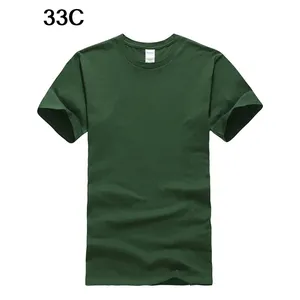 T-shirts pour hommes en gros dernière conception 100% coton décontracté personnalisé couleur unie t-shirt pour hommes à vendre t-shirts d'été pour hommes - Product Image 2