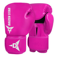 Gants de boxe en matériau PU de haute qualité, respirants, anti-humidité, protection anti-UV, sangle de poignet réglable à boucles et crochets